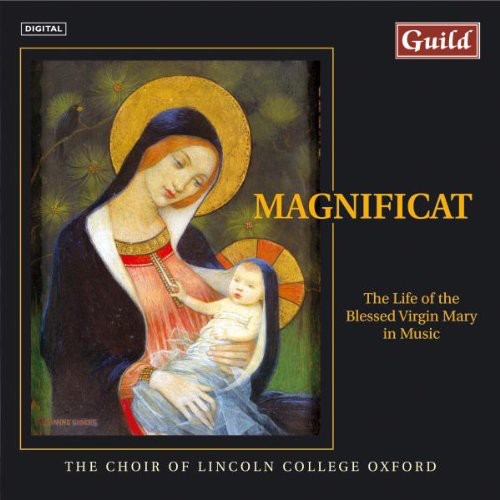 the album cover for The Choir of Lincoln College Oxford - Bruckner/Palestrina/Byrd : Magnificat