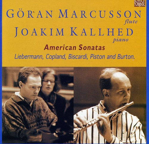 the album cover for Marcusson/Kallhed - American Sonatas