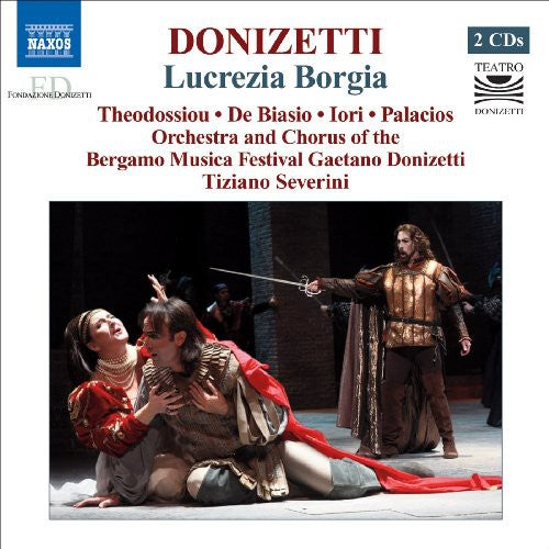 the album cover for Tiziano Severini - Lucrezia Borgia
