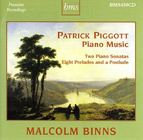 the album cover for Malcolm Binns - Piano Music