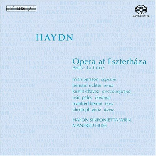 the album cover for Manfred Huss - Opera at Eszterhaza: Arias la Circe