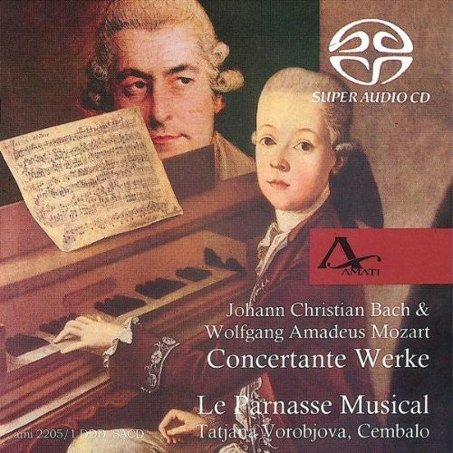 the album cover for Mozart / J Bach C / Concertante Works - Le Parnasse Musical