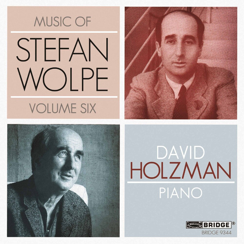 the album cover for David Holzman - Music of Stefan Wolpe 6