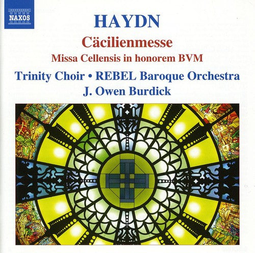 the album cover for Owen Burdick - Missa Cellensis in Homorem BVW Cacilienmesse