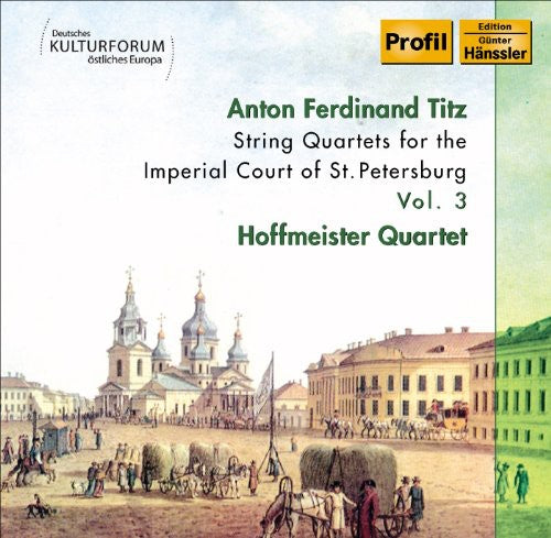 the album cover for Hoffmeister Quartet - String Quartets 3