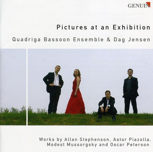 the album cover for Quadriga Bassoon Ensemble - Pictures at An Exhibition