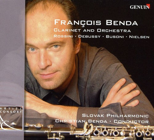 the album cover for Francois Benda - Clarinet & Orchestra