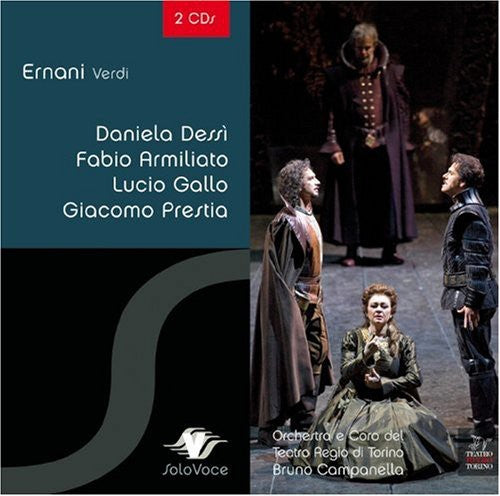 the album cover for Fabio Armiliato - Ernani (Complete)