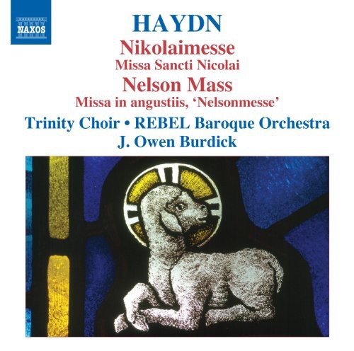 the album cover for Trinity Church Choir, New York - Nikolaimesse: Missa Sancti Nicolai / Nelson Mass