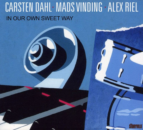 the album cover for Carsten Dahl, Mads Vinding, Alex Riel - In Our Own Sweet Way