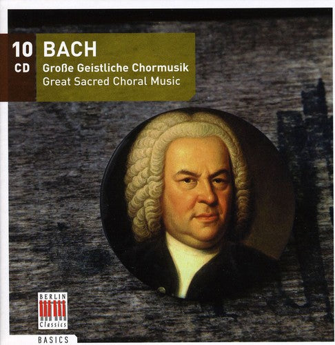 the album cover for J.S. Bach - Great Sacred Choral Music