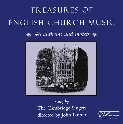the album cover for Various Artists - Treasures of English Church Music