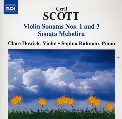 the album cover for Clare Howick - Violin Sonatas Nos 1 & 3 / Sonata Melodica