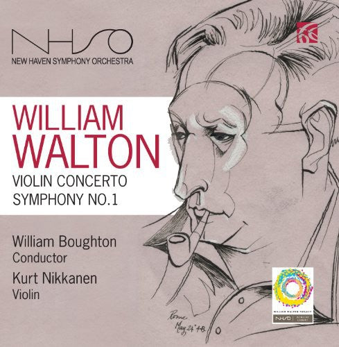 the album cover for New Haven Symphony Orchestra - Violin Concerto & Symphony No 1