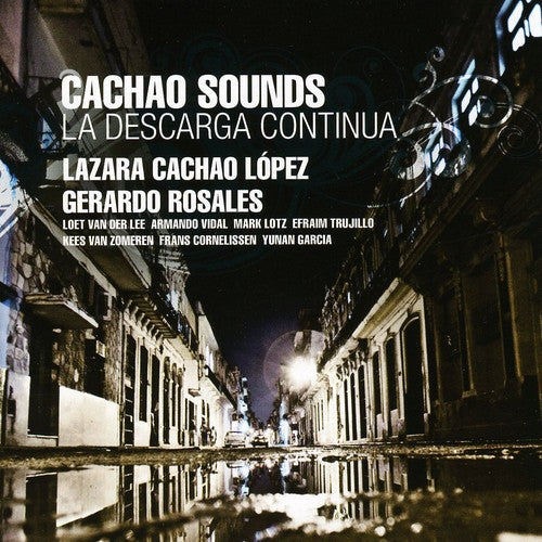the album cover for Cachao Sounds - La Descarga Continua