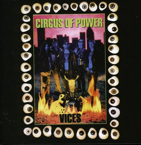 the album cover for Circus Of Power - Vices