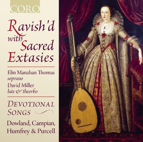 the album cover for David Miller - Ravish'd with Sacred Extasies