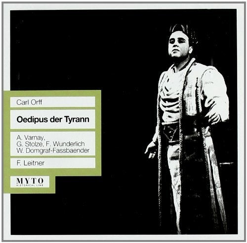 the album cover for Orff / Stolze / Baur / Varnay / Buchta / Cramer - Oedipus Der Tyrann / Ein Trauerspiel Des Sophokles