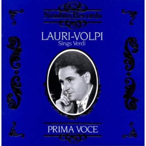 the album cover for GIACOMO LAURI-VOLPI - Sings Verdi
