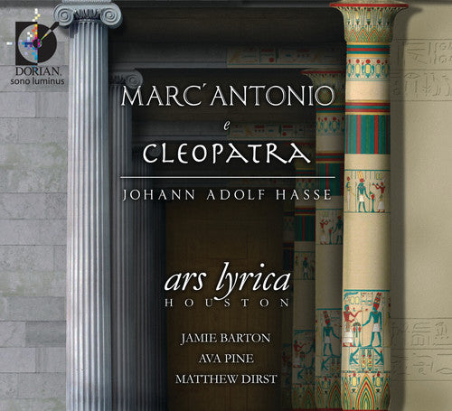 the album cover for Matthew Dirst - Marc Antonio & Cleopatra