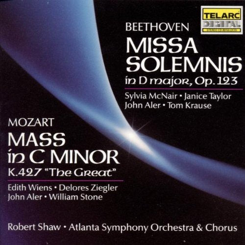 the album cover for L.V. Beethoven - Missa Solemnis / Great Mass In C Minor