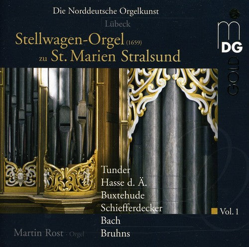 the album cover for Martin Rost - North German Organ Music 1