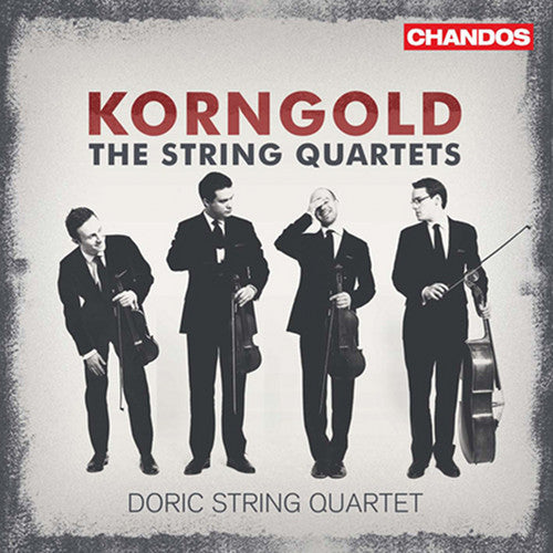 the album cover for E.W. Korngold - String Quartets Nos 1 2 & 3