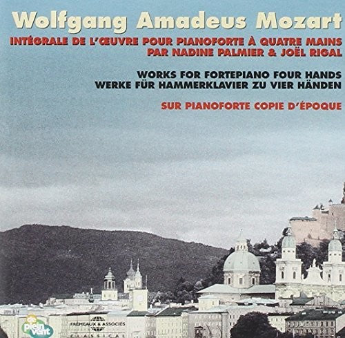 the album cover for Mozart / Palmier / Rigal - Fortepiano 4 Hands