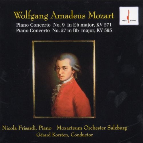 the album cover for W.A. Mozart - Piano Concertos 9 & 27