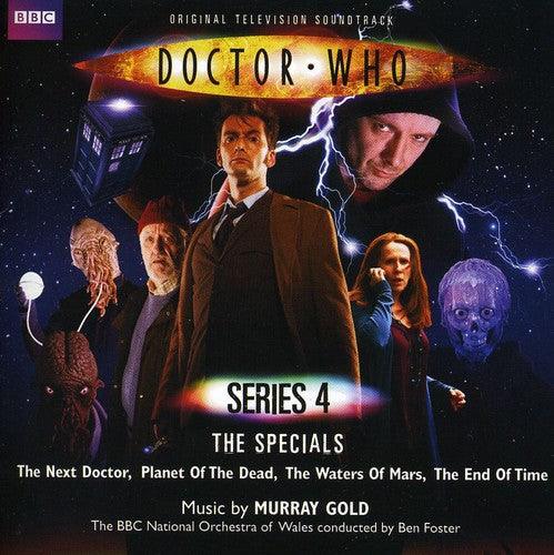 the album cover for Murray Gold - Doctor Who: Series 4: The Specials: (Original Television Soundtrack)