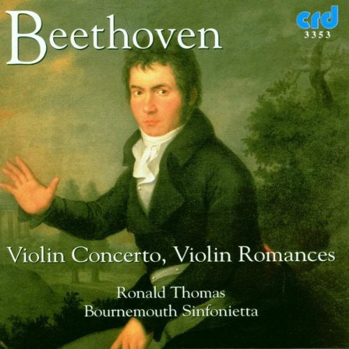 the album cover for Ronald Thomas - Violin Concerto in D Op 61