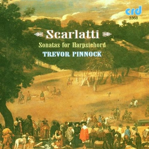 the album cover for Trevor Pinnock - Sonatas for Harpischord