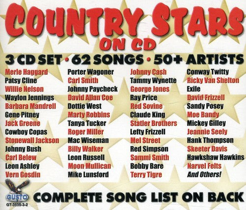the album cover for Country Stars On Cd 62 - Country Stars On CD