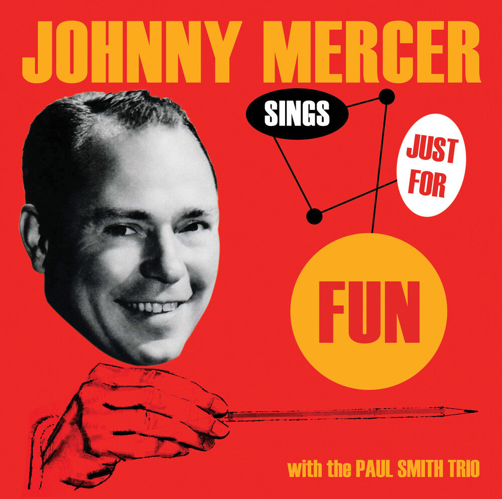 the album cover for Johnny Mercer - Sings Just for Fun