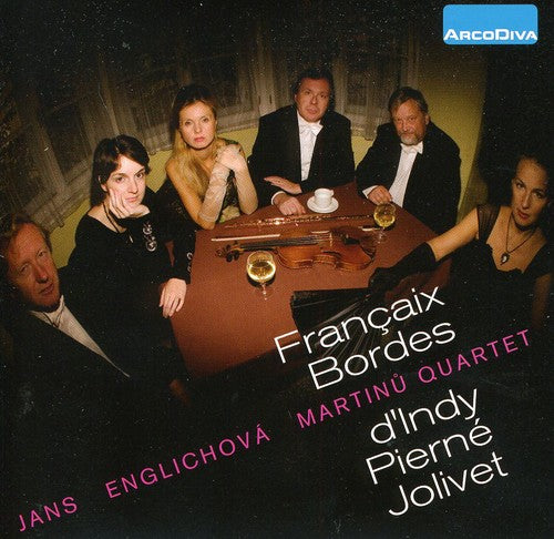 the album cover for Carlo Jans - Francaix Bordes D'indy Pierne Jolivet