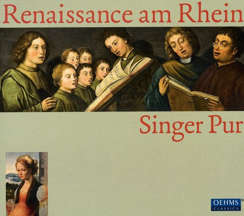 the album cover for De Cleve/Pevernage/Hagius - Renaissance Am Rhein: Motets / Lieder & Chansons
