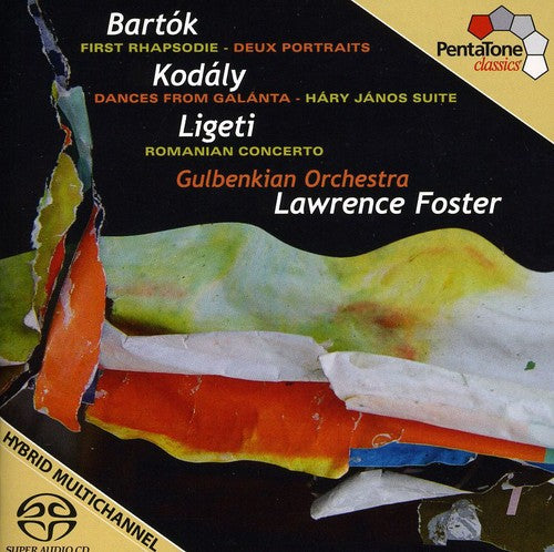 the album cover for Lawrence Foster - First Rhapsodie: Deux Portraits / Dances from