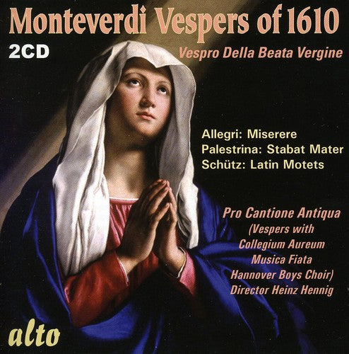 the album cover for Pro Cantione Antiqua - Vespers of 1610