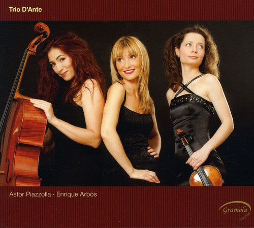 the album cover for Dante - Works of Piazzolla & Arbos