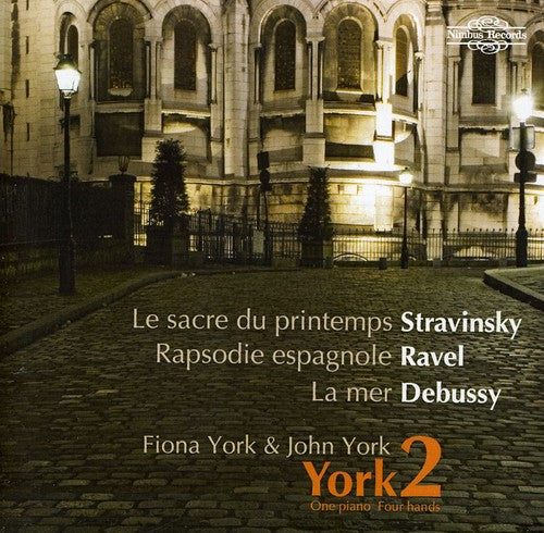 the album cover for York 2 - One Piano Four Hands