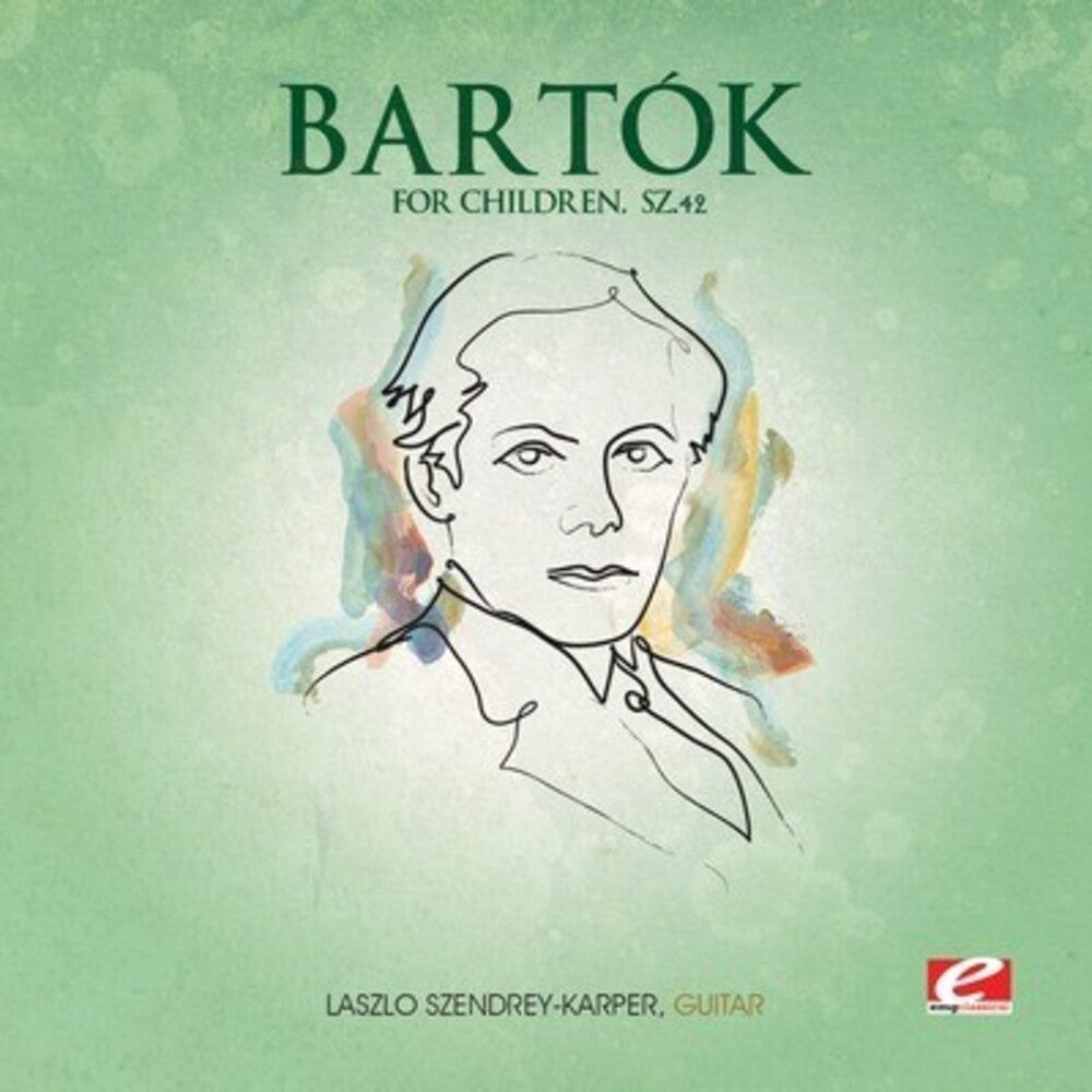 the album cover for Bartok - For Children SZ. 42