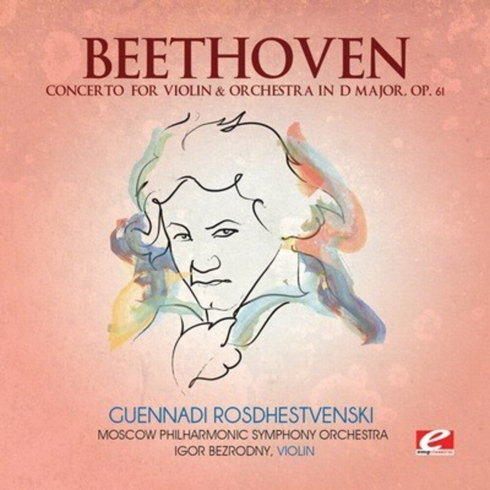 the album cover for Beethoven - Concerto for Violin & Orchestra D Major