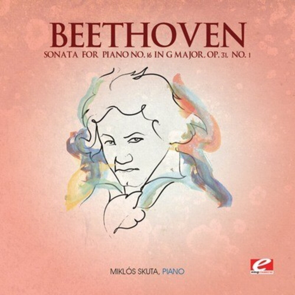 the album cover for Miklós Skuta - Sonata for Piano 16 in G Major