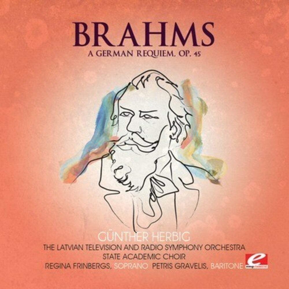 the album cover for Brahms - German Requiem