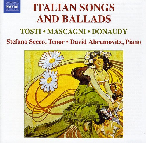 the album cover for Tosti/Mascagni/Donaudy - Italian Songs & Ballads