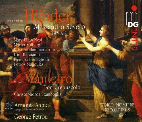 the album cover for G.F. Handel - Alesandro Severo / Don Crepuscolo