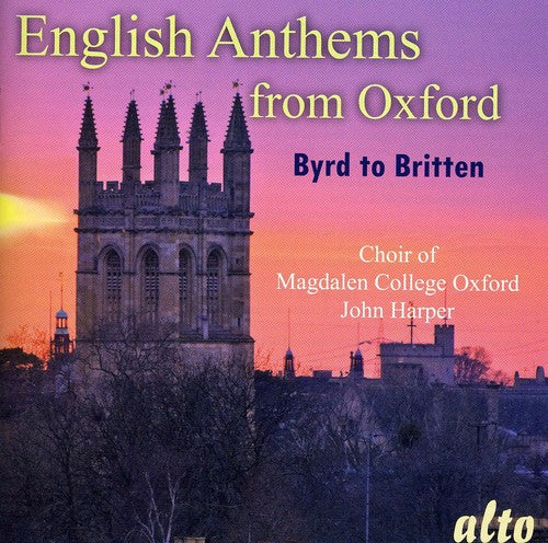 the album cover for Magdalen College Choir - English Anthems from Oxford