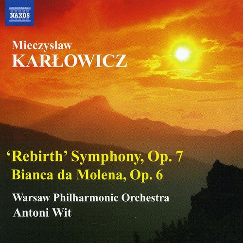 the album cover for Antoni Wit - Rebirth Symphony: Bianca Da Molena