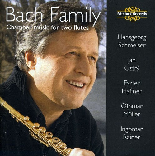 the album cover for J.S. Bach - Chamber Music for Two Flutes