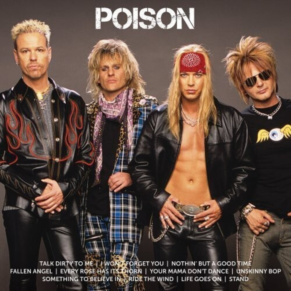 the album cover for Poison - POISON: ICON